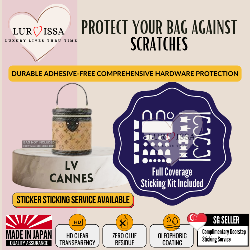 [𝑳𝒖𝒓𝒗𝒊𝒔𝒔𝒂] LV Cannes Bag Hardware Protective Sticker | Prevent Scratches on Hardware