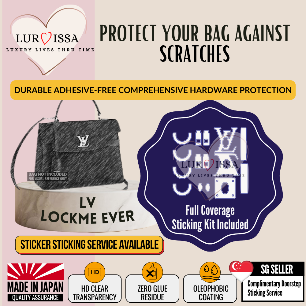 [𝐋𝐮𝐫𝐯𝐢𝐬𝐬𝐚] LV Lockme Ever Bag Hardware Protective Sticker