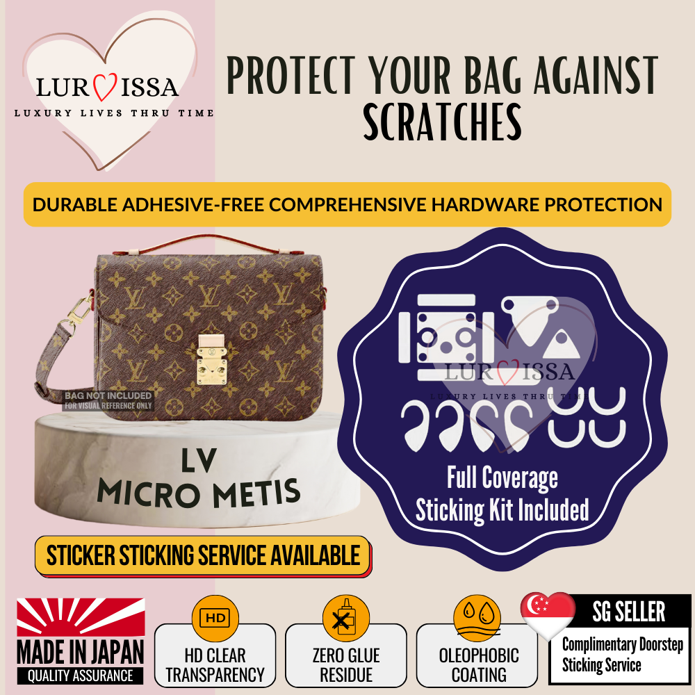 [𝐋𝐮𝐫𝐯𝐢𝐬𝐬𝐚] LV Micro Metis Bag Hardware Protective Sticker