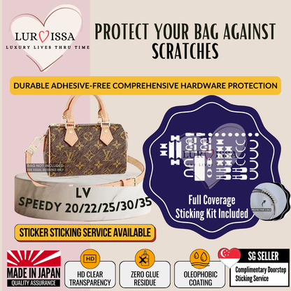 LV Speedy Bag Hardware Protective Sticker