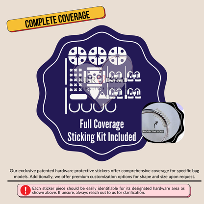 LV Camera Box Bag Hardware Protective Sticker