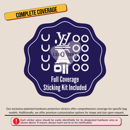 LV Lockme East West Bag Hardware Protective Sticker