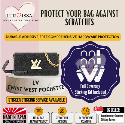 LV Twist West Pochette Bag Hardware Protective Sticker