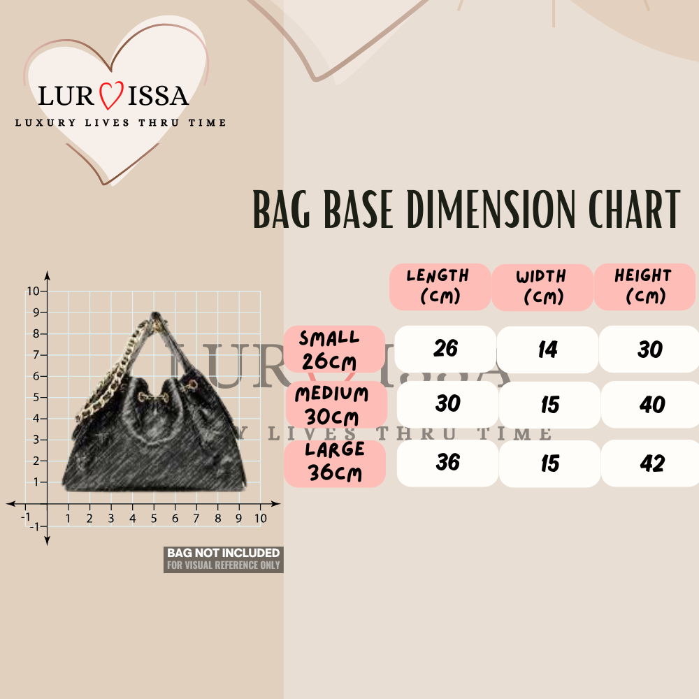 [𝐋𝐮𝐫𝐯𝐢𝐬𝐬𝐚] Bag Organiser/ Organizer For Chanel 25 Bag (Large 36cm)