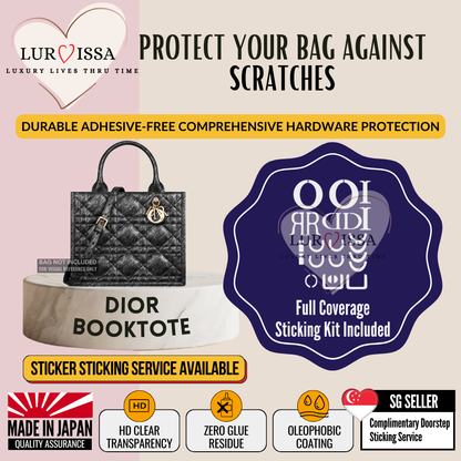Dior Book Tote Bag Hardware Protective Sticker