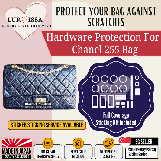 [𝐋𝐮𝐫𝐯𝐢𝐬𝐬𝐚] Chanel 2.55 Bag Hardware Protective Sticker| Prevent Scratches On Hardware