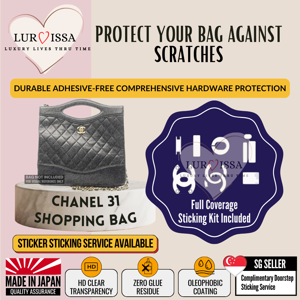 [𝐋𝐮𝐫𝐯𝐢𝐬𝐬𝐚] Chanel 31 Bag Hardware Protective Sticker | Prevent Bag Hardware Scratches