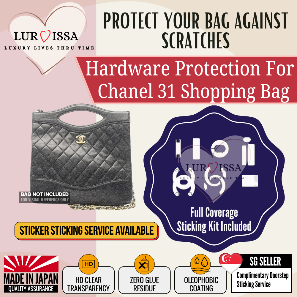 [𝐋𝐮𝐫𝐯𝐢𝐬𝐬𝐚] Chanel 31 Bag Hardware Protective Sticker | Prevent Bag Hardware Scratches