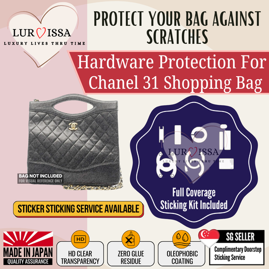 [𝐋𝐮𝐫𝐯𝐢𝐬𝐬𝐚] Chanel 31 Bag Hardware Protective Sticker | Prevent Bag Hardware Scratches