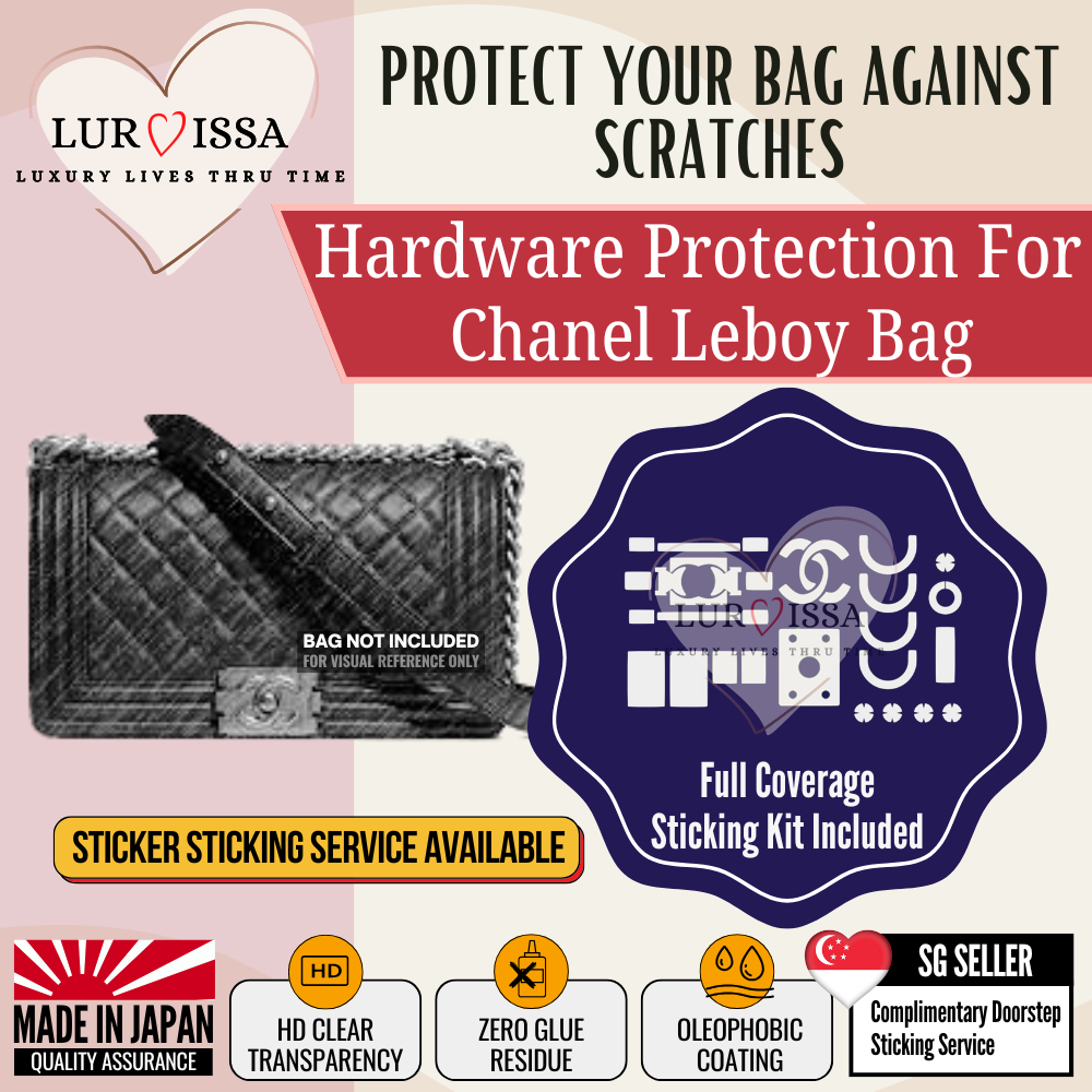 [𝐋𝐮𝐫𝐯𝐢𝐬𝐬𝐚] Chanel Leboy Bag Hardware Protective Sticker | Prevent Bag Hardware Scratches