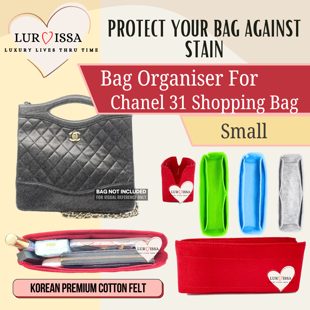 [𝐋𝐮𝐫𝐯𝐢𝐬𝐬𝐚] Bag Organiser/ Organizer For Chanel 31 Shopping Bag (small)