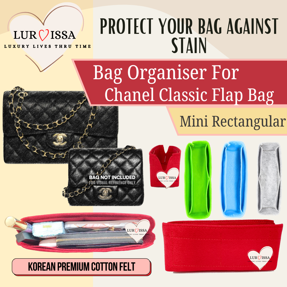 [𝐋𝐮𝐫𝐯𝐢𝐬𝐬𝐚] Organiser For Chanel Classic Flap Bag (mini rectagular)