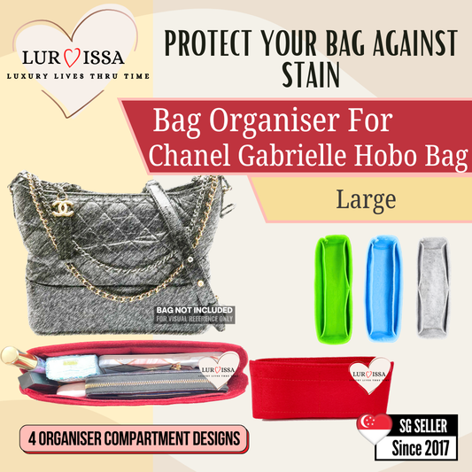 [𝐋𝐮𝐫𝐯𝐢𝐬𝐬𝐚] Bag Organiser/ Organizer For Chanel Gabrielle Hobo Bag (large)