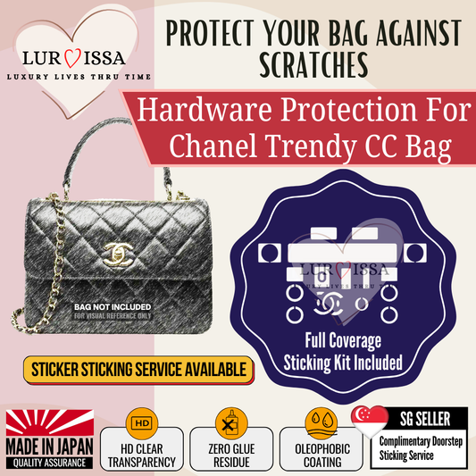 [𝐋𝐮𝐫𝐯𝐢𝐬𝐬𝐚] Chanel Trendy CC Bag Hardware Protective Sticker | Prevent Bag Hardware Scratches