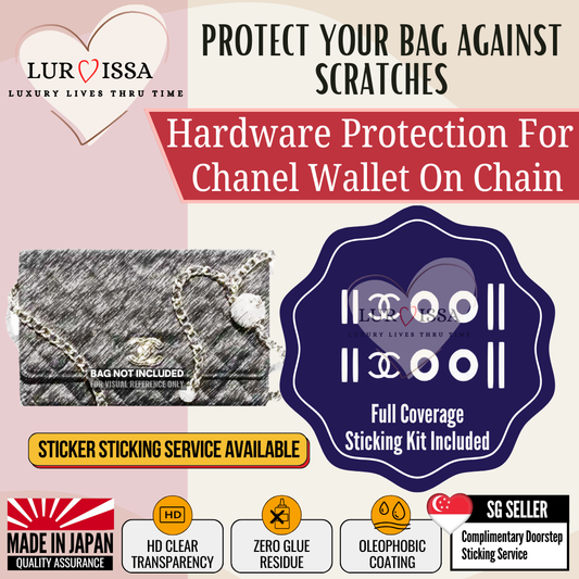 [𝐋𝐮𝐫𝐯𝐢𝐬𝐬𝐚] Chanel Wallet On Chain Bag Hardware Protective Sticker | Prevent Bag Hardware Scratches