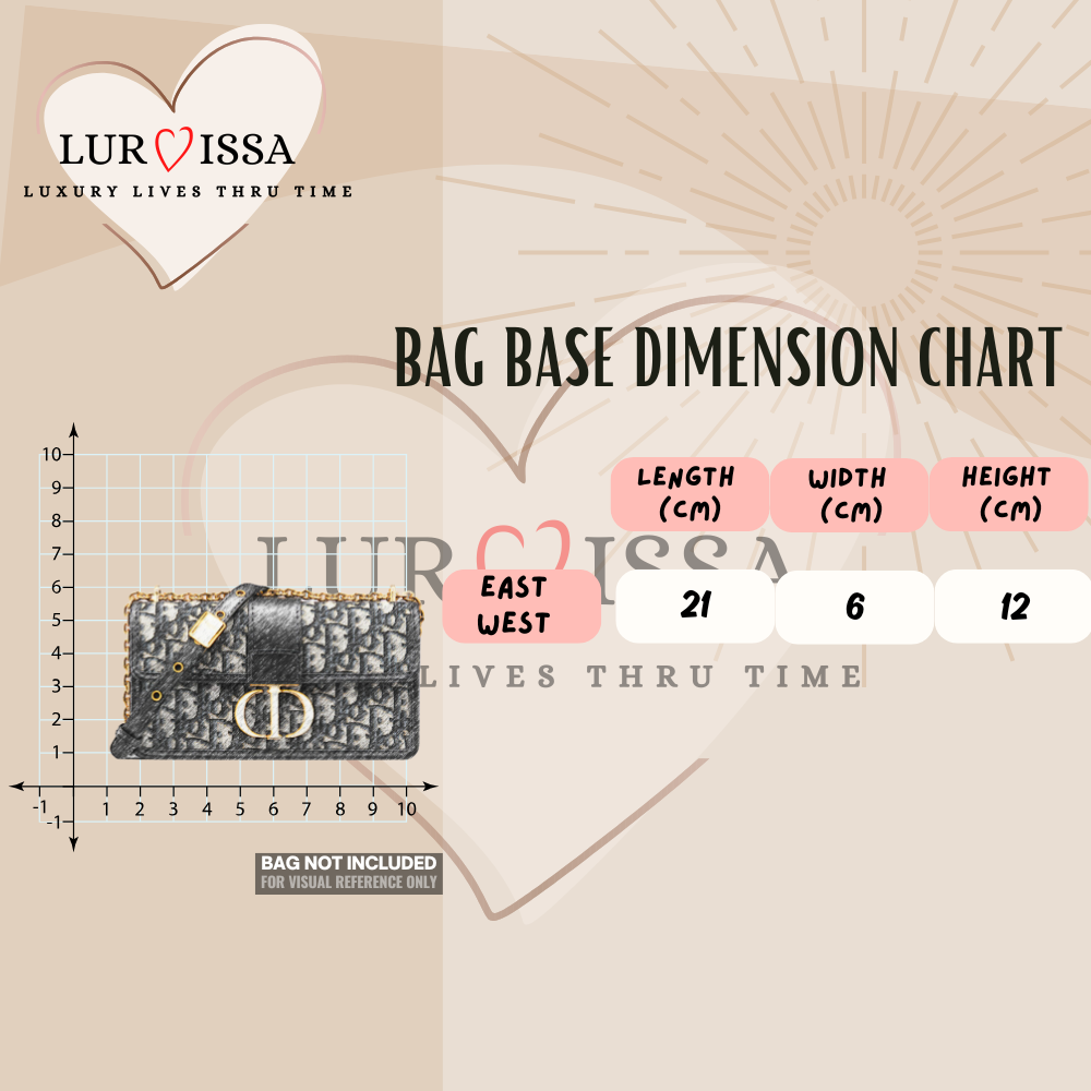 [𝐋𝐮𝐫𝐯𝐢𝐬𝐬𝐚] Organiser For Dior 30 Montaigne Bag (EastWest)