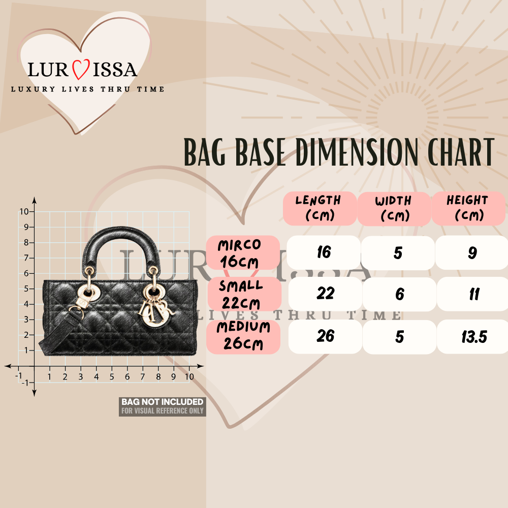 [𝐋𝐮𝐫𝐯𝐢𝐬𝐬𝐚] Organiser For Dior Djoy Bag (micro)