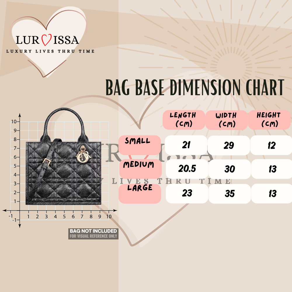 [𝐋𝐮𝐫𝐯𝐢𝐬𝐬𝐚] Organiser For Dior Lady DSire Bag (large)