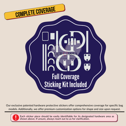Dior Caro Bag Hardware Protective Sticker
