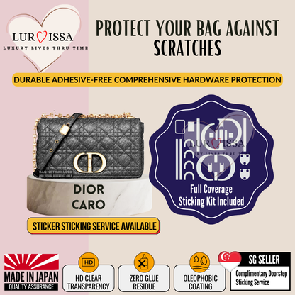 Dior Caro Bag Hardware Protective Sticker