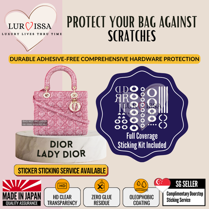 Lady Dior Bag Hardware Protective Sticker