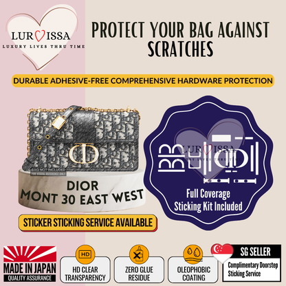 Dior Montaigne 30 East West Bag Hardware Protective Sticker