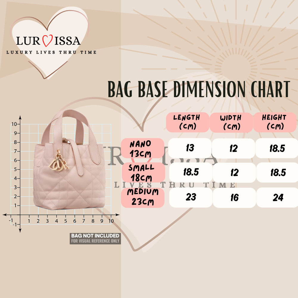 [𝐋𝐮𝐫𝐯𝐢𝐬𝐬𝐚] Bag Organiser/ Organizer For Dior Vertical Toujours Bag (Medium 23cm)