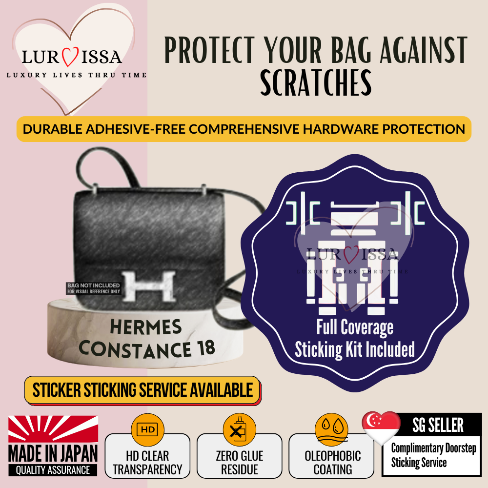 [𝐋𝐮𝐫𝐯𝐢𝐬𝐬𝐚] Hermes Constance 18 Bag Hardware Protective Sticker | Prevent Bag Hardware Scratches