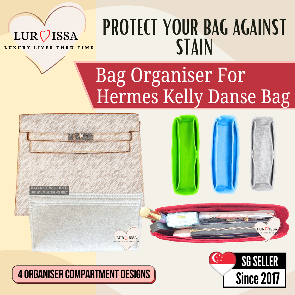 [𝐋𝐮𝐫𝐯𝐢𝐬𝐬𝐚] Bag Organiser/ Organizer For Hermes Kelly Danse Bag