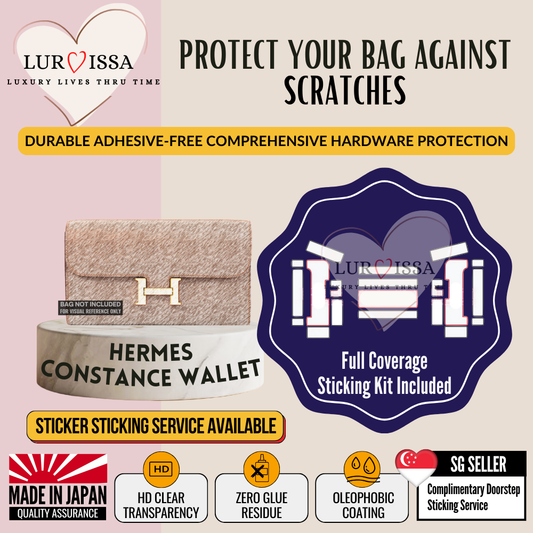 [𝐋𝐮𝐫𝐯𝐢𝐬𝐬𝐚] Hermes Constance Wallet /Constance To Go Bag Hardware Protective Sticker | Prevent Hardware Scratches