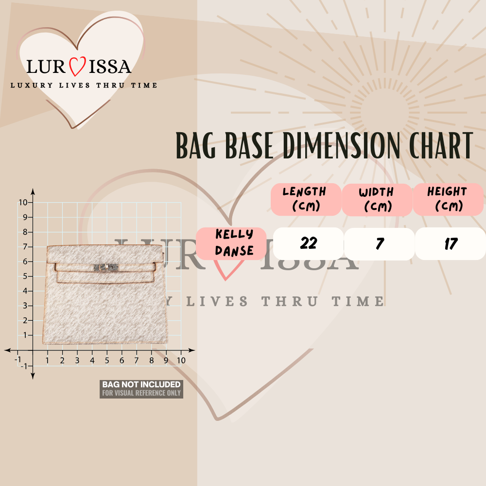 [𝐋𝐮𝐫𝐯𝐢𝐬𝐬𝐚] Bag Organiser/ Organizer For Hermes Kelly Danse Bag