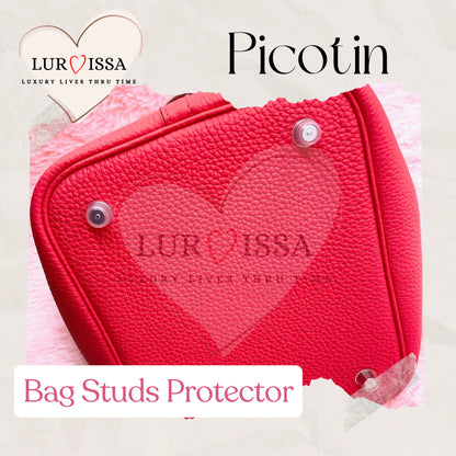 Bag Feet Protective Caps for Hermes Birkin, Kelly, Picotin, Lindy, Toolbox & Lady Dior